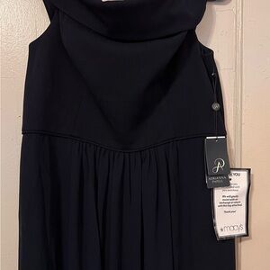 Adrianna Papell Elegant Strapless Black Dress
